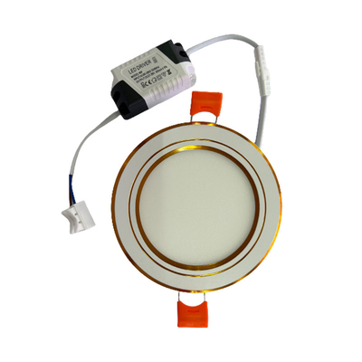 220V 9W leidde Slanke Downlight 6000K met Gouden Grens voor Vietnam